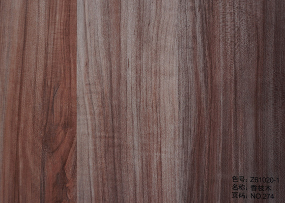 Wood Effect Decoration Heat Transfer Film For Metal Surface UV Resistance