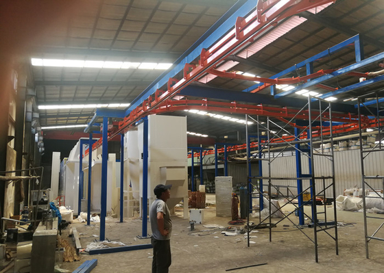 40KW~60KW Automatic Powder Coating Plant For Metal Products