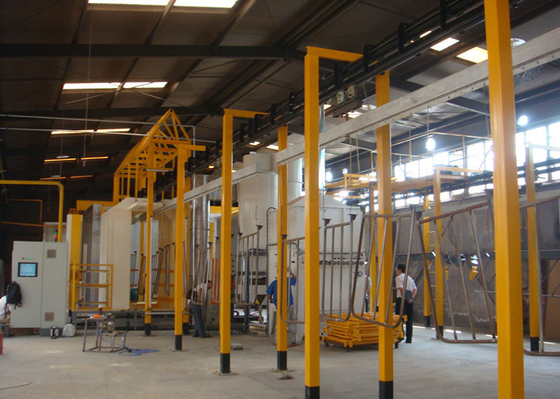 40KW~60KW Automatic Powder Coating Plant For Metal Products