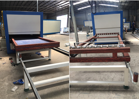 Customized Voltage Semi Automatic Wood Grain Machine For Aluminum Doors