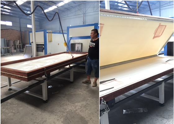 Customized Voltage Semi Automatic Wood Grain Machine For Aluminum Doors