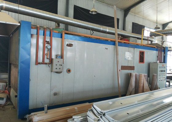 Customized Voltage Semi Automatic Wood Grain Machine For Aluminum Doors