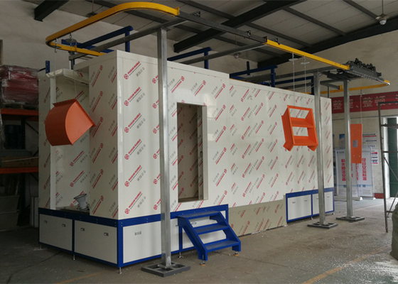 Electrostatic SS304 Plastic Powder Coating Spray Booth Easy to Operate