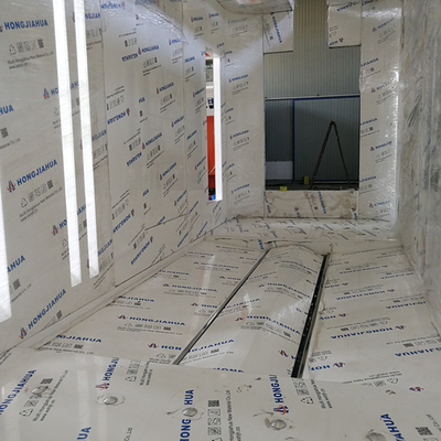 PVC PP Powder Coating Spray Booth / Cabinet With Cyclone Recovery System