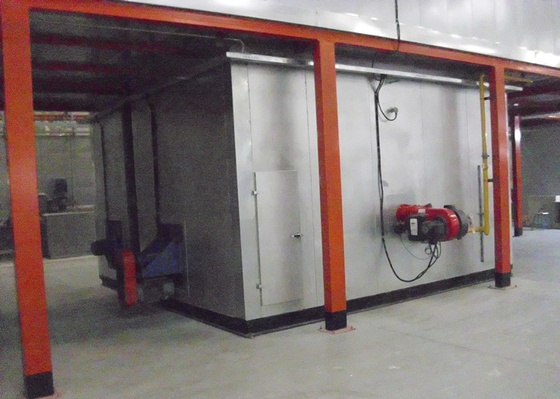 Low Maintenance SS304 SS316 Powder Coating Curing Oven With Gas Burner