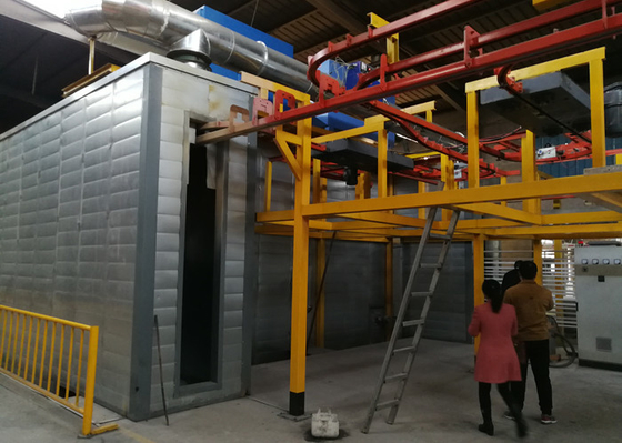 High Performance 150mm Powder Coating Furnace  / Powder Coating Booth Oven