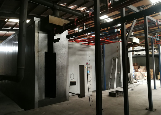 High Performance 150mm Powder Coating Furnace  / Powder Coating Booth Oven