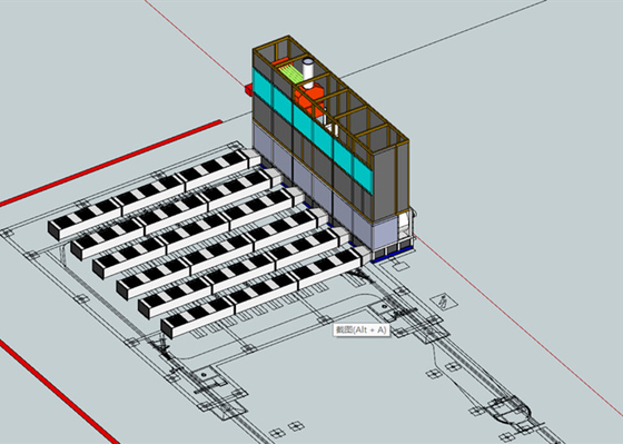 High efficiency Gas Powder Coating Curing Oven For Powder Coating Line