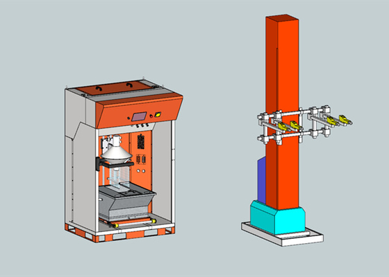 High Efficiency Automatic Powder Feed System For Powder Coating Booth