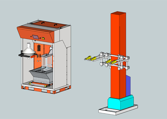 High Efficiency Automatic Powder Feed System For Powder Coating Booth