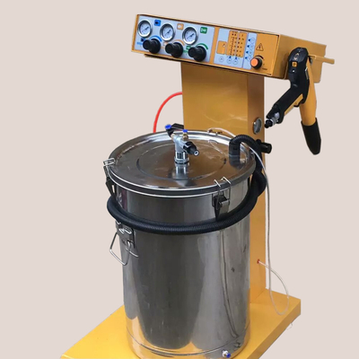 220VAC 110VAC Portable Powder Coating Machine / Powder Coating Gun Machine