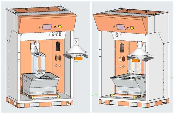 Electrostatic Coating Machine Powder Feed Equipment 110v 220v Customized Voltage